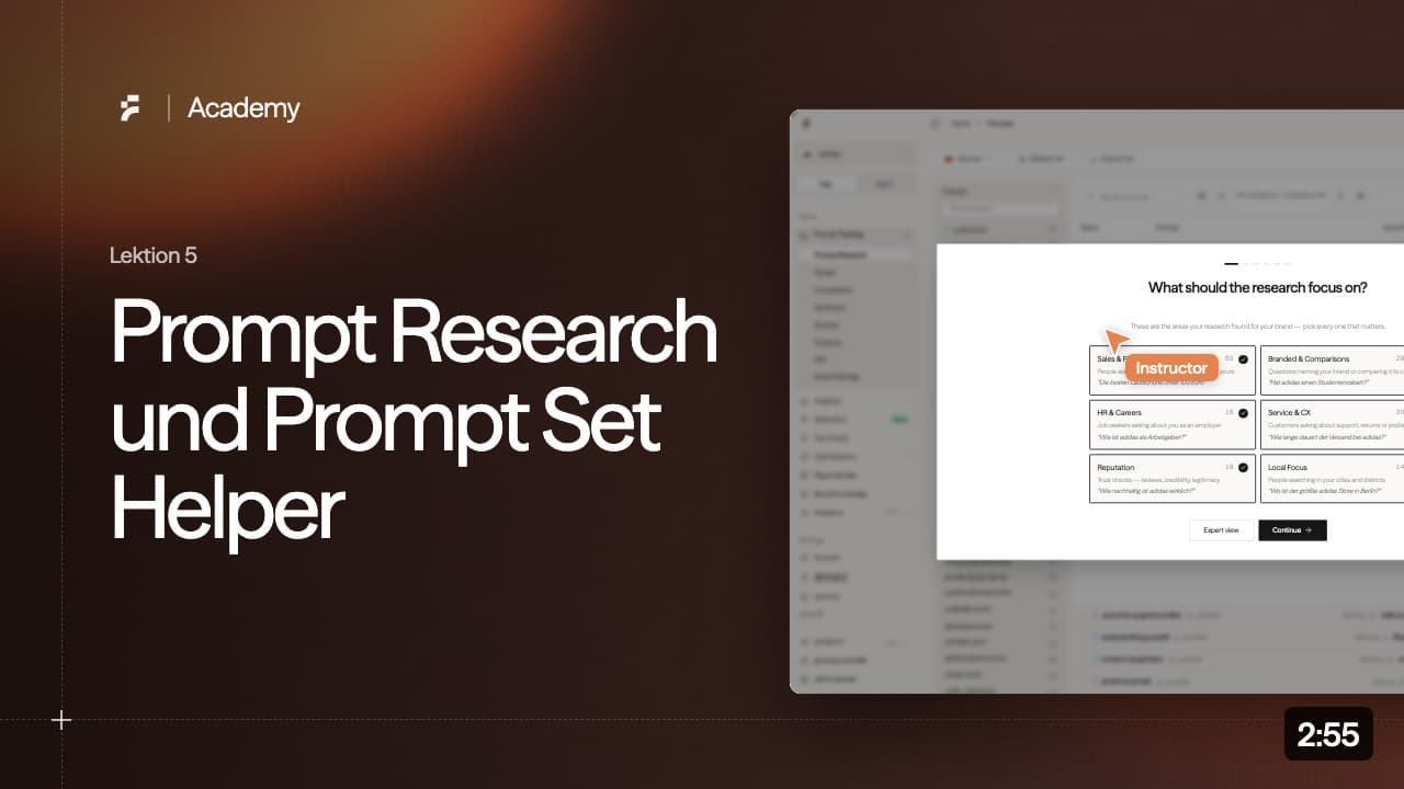 Lektion 5: Prompt Research