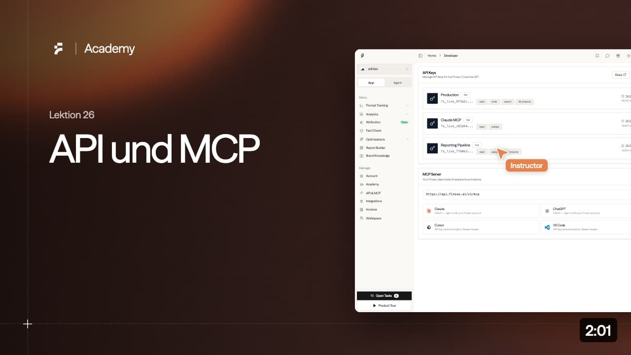 Lektion 26: API und MCP