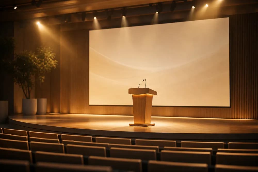 AI & Keynote Speaking — brand scenery
