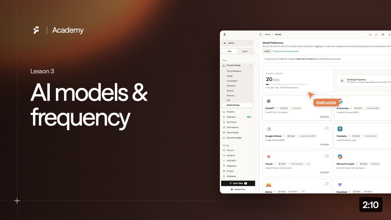 Lesson 3: AI models & frequency