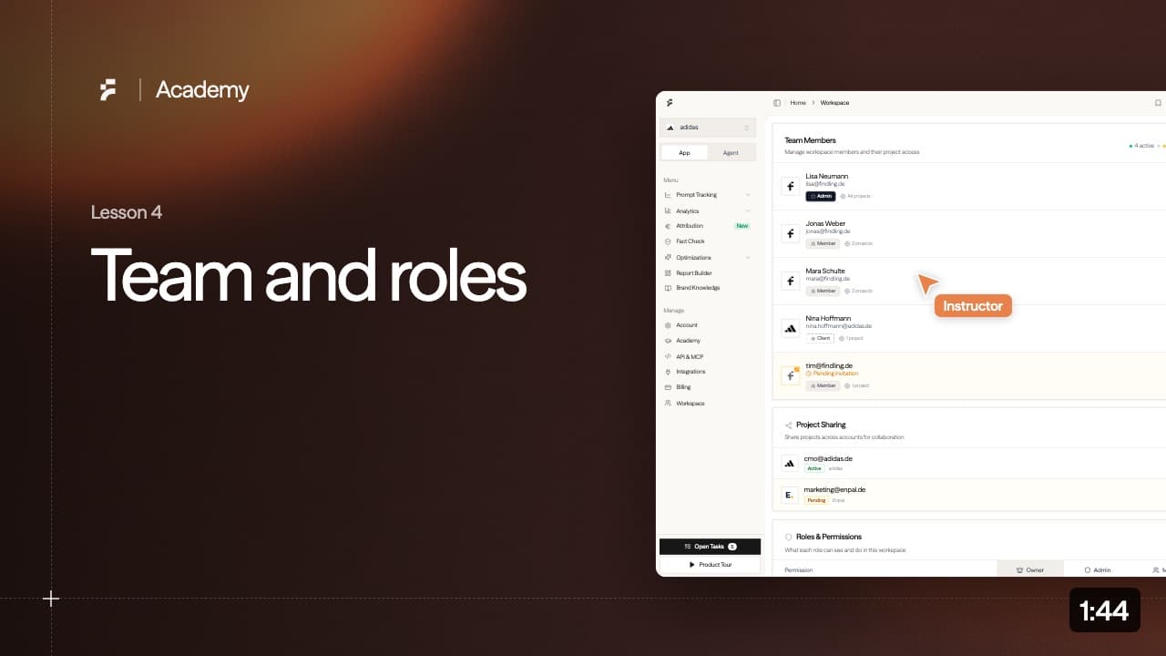 Lesson 4: Team and roles