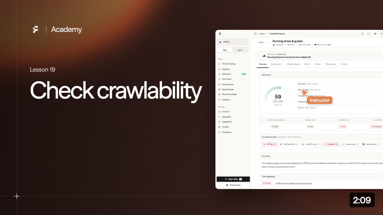 Lesson 19: Check crawlability