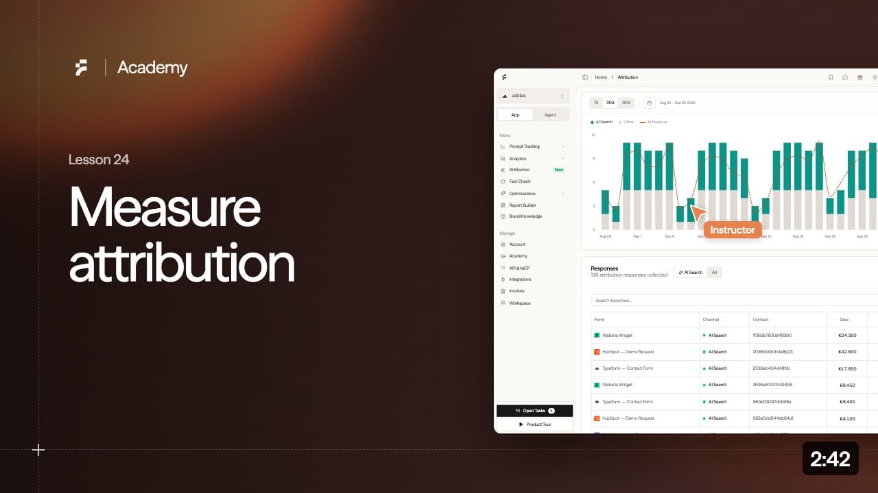 Lesson 24: Measure attribution